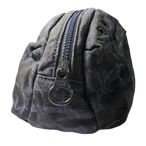 See By Chloé Black Camouflage Fabric Cosmetic Bag / Makeup Pouch - Picture 7 of 10